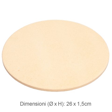pietra refrattaria per pizza barbecue kamado monolith