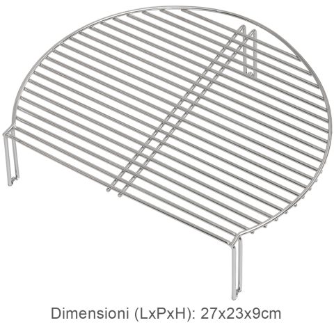 griglia secondo livello per barbecue kamado monolith
