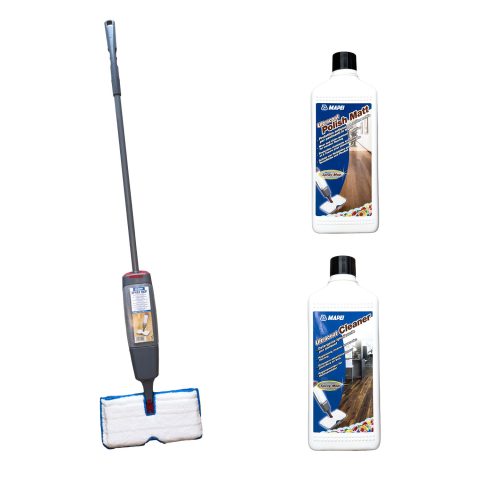kit per la pulizia del parquet mapei