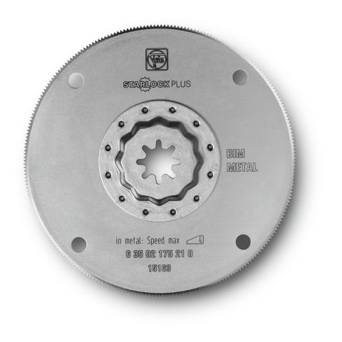 Lama circolare bimetallica in HSS Ø100mm starlock plus per multimaster Fein ideale per Lamiere, plastica, PVC, legno e matalli non ferrosi.