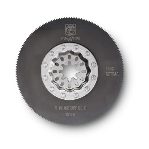 Lama circolare in HSS Ø85mm per multimaster Fein ideale per Lamiere, plastica, PVC, legno e matalli non ferrosi.