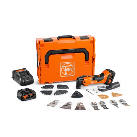 multiutensile multimaster fein amm500 plus top as con batterie e caricabatterie